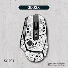 Silabor G502X Uyumlu Gaming Mouse Grip Tape – Kaymaz Ter Emici Yapışkanlı Koruyucu Mouse Kaplama Sticker – SY004
