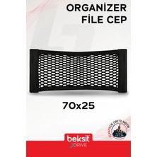 Beksit BEKSİT DRIVE Araç Içi Organizer Cep Filesi (70x25 cm)