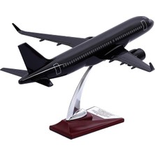 Upp Airbus A320, 1/100 Thy Siyah Renkli Uçak Maketi (ZU-UCK0112)