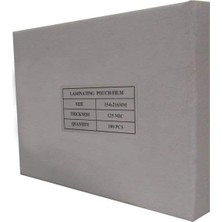 125 Mic.a5 (154X216) Mat Laminasyon Filmi 100'LÜ