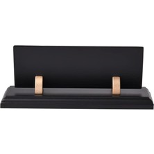 Sanatbloğu Sublimasyon Baskılı Siyah Ahşap Masa Üstü Organizer Isimlik CLK-523