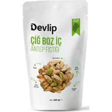 Erken Hasat (Boz) Çiğ Iç Antep Fıstığı, 250 Gr, Kilitli (Aç-Kapa) Ambalaj, Vegan