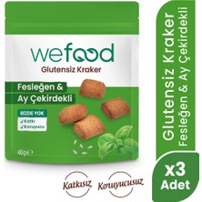 Wefood Fesleğenli Kraker 40 gr 3'lü 8683347033829