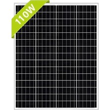 110W 12V Monokristal Solar Panel