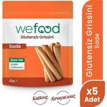 Wefood glutensiz Grissini Sade 40 g 5'li