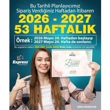 2026-2027 Takvim A4 Ebat 53 Haftalık Planlayıcı Efsane 21X29,7 cm