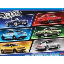 1:64 Ölçekli Metal Oyuncak Arabalar, Özel Süslemelere Sahip 6'li Avrupa Aracı Seti (Stiller Çeşitlilik Gösterebilir), JBY79