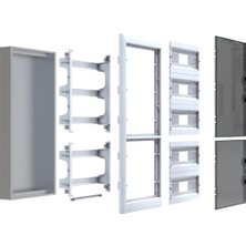 Sigorta Kutusu 75LI Sıva Altı Sigorta Kutusu IP40 39 x 84.3 x 10.7 cm Yptk 048-P21