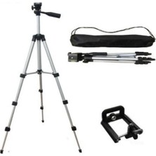 Katlanabilir Taşıma Çantalı Tripot Telefon Fotoğraf Makinesi Kamera Tutucu Ayak Tripod 105 cm