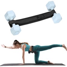Halter, Kettlebell ve Plakalar Için Hepsi Bir Arada Kalça Itme Kemeri - Gelişmiş Kalça Koruması, Kaymaz Dolgu - Spor Salonu, Ev ve Hareket Halindeki E