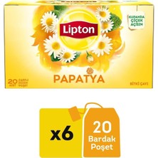Papatya Bitki Süzen Poşet Çay 20LI x 6 Adet