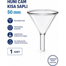 Labolist Cam Huni Kısa Saplı Borosilikat 50 mm - 1 Adet