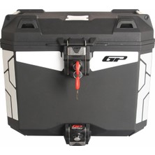 Kompozit Universal 33 Lt Plastik Motosiklet Çantası Siyah