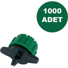 Debi Ayarlı Damlatıcı Yeşil Damla Sulama Damlatıcı Emitör 1000 Adet
