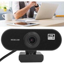 Webcam 2k Full Hd Konferans Kamera Dahili Mikrofon Chat Görüntülü Sohbet Yayın Kamerası Hd Video Web Kamerası 812
