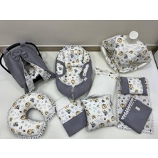 Babynest, Puset Örtüsü ve Minderi, Alt Açma, Yastık ve Battaniye,nevresim Takımı, Emzirme Minderi, Emzirme Önlüğü Çok Amaçlı 15'li Set
