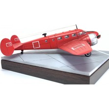 Pm Model Beechcraft D-18S Yolcu-Yük Uçağı Plastik Uçak Maket Kiti