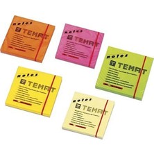 75X75 mm Yapışkanlı Not Kağıt Seti 5'li