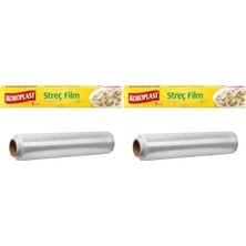 Koroplast Streç Film 33 Metre, Şeffaf Gıda Saklama Streci Bpa Içermez, Koku Hapsi, Kapak Görevi Gören Pratik Kullanım, Taze Kahvaltılık, Yemek, Meyve