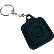 Nfc Anahtarlık - Instagram Anahtarlık Siyah Model 2 (3,5 Cm)
