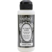 Ultimate Glaze Su Bazlı Sır Vernik Yarı Mat 120 Ml. Çok Renkli Tek Ebat