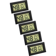 5 Adet Hygrometer Dijital Sıcaklık ve Nem Ölçer THR142-5