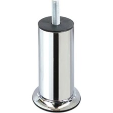 Eroğlu Çap 42 Metal Bingolu Baza Ayağı M10 Saplamalı Krom 6 Cm