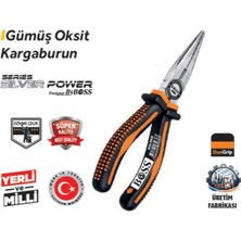 Boss 160 mm Gümüş (85636) Oksit Kargaburun 6 Adet