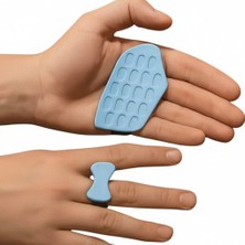 Ergonomik Fitness El Koruyucu, Avuç Içi Koruma Dambıl Fitness Ağırlık Kavrama Pedi Kondisyon, Barfiks, Buz Mavisi Kaymaz Yüzeyli, Halter Ağırlık Çalış