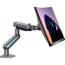 North Bayou Nb F6 Rgb Işıklı Oyuncu Monitör Kolu, 32-60 Inç, 2-20 kg Taşıma Kapasiteli, Profesyonel Monitör Askısı