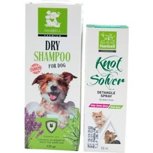 Kediler Için Lavanta ve Biberiye Özlü Kuru Şampuan 125 gr + Kıtık Açıcı Sprey 100 ml