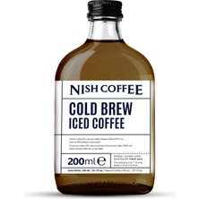 Coffee Cold Brew Şekersiz Kahve 200 ml - Cam Şişe