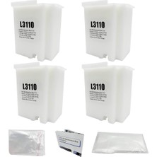 Epson 103 L3160 ile Uyumlu Yazıcı Süngerli Atık Mürekkep Tankı Atık Kutusu Waste Ink Pad 4 Adet