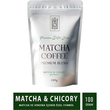 Premium Detox Series Matcha Coffee, Matcha ve Hindiba Içerikli, 100G