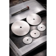 Hobi Makine Uyumlu Hss Mini Testere Disk Seti 6 Parça - Ahşap Metal Kesici Gravür Ucu 723176