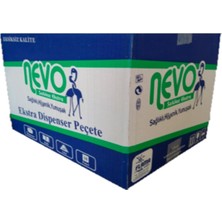 Nevo 3 Katlı Masaüstü Dispenser Peçete - 3 Kat - 21X24 Cm. - 200 Adetlik 18 Paket/koli