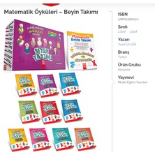 Matematik Öyküleri Beyin Takımı 3. Sınıf 10 Lu Hikaye