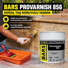 Bars Arge Toptan Provarnish 856 Doğal Taş Vernik Taş Tuğla Beton Parlatıcı 5kg