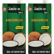 Aroy D Hindistan Cevizi Sütü (Uht) 1000 ml (2 Paketi)