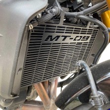 Gp Kompozit Yamaha Mt-09 2021-2023 Uyumlu Radyatör Koruma Siyah
