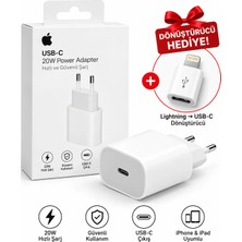 Apple Orjinal 20W USB-C Güç Adaptörü PD Hızlı Şarj iPhone 11 12 13 14 15 16 Uyumlu Type-C  MD3J4TU/A