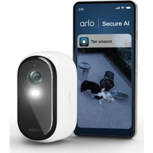 Essential 2 2 K Kablosuz Wifi Dış Mekan Kamerası, 6 Ay Pil Ömrü, Renkli Gece Görüşü, Aydınlatma, Siren, Iki Yönlü Ses, 1 Beyaz Kamera