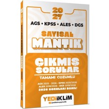 Yediiklim Yayınları 2027 Ags Kpss Ales Dgs Sayısal Mantık Tamamı Çözümlü Çıkmış Sorular
