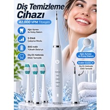 Moxti Ultrasonik Diş Temizleme Cihazı 5 Mod 42.000 Titreşim 800MH Diş Temizleyici Diş Fırçası