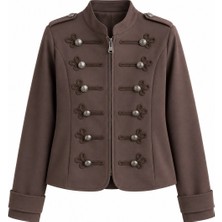 Laluvia Kahverengi Napolyon Blazer Ceket - 2Y9729