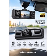 Full Hd 1080P Döngüsel Kayıtlı Araç Kamerası - Lisinya