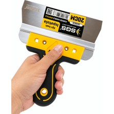 Sgs Eğri Saplı Spatula 20 cm Paslanmaz Çelik | Temizlik Boya Sıva Kazıma Harç Karıştırma Ispatulası