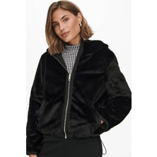 Only Onldahlıa Rev. Fur Otw Cs Siyah Kadın Mont 15208777