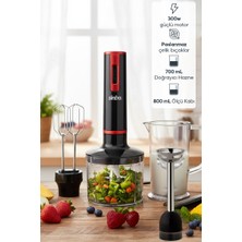 Sinbo SHB-3117 Blender Seti 300W – Doğrayıcı, Çırpıcı, 2 Hızlı, Turbo