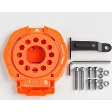 Motobisavm Pvc Bardaklık Katlanır Turuncu